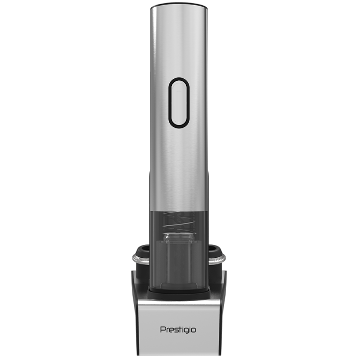 Prestigio Garda, smart wine opener, simple operation with 2 buttons, aerator, vacuum stopper preserver, foil cutter, opens up to 50 bottles wihout recharging, premium design, 500mAh battery, Dimension [7]