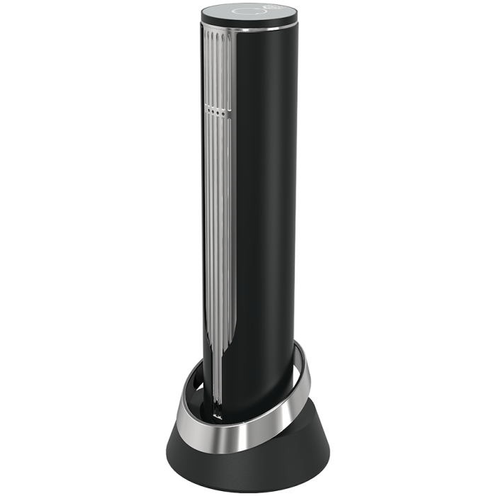 Prestigio Maggiore, smart wine opener, 100% automatic, opens up to 70 bottles without recharging, foil cutter included, premium design, 480mAh battery, Dimensions D 48*H228mm, black + silver color. [2]