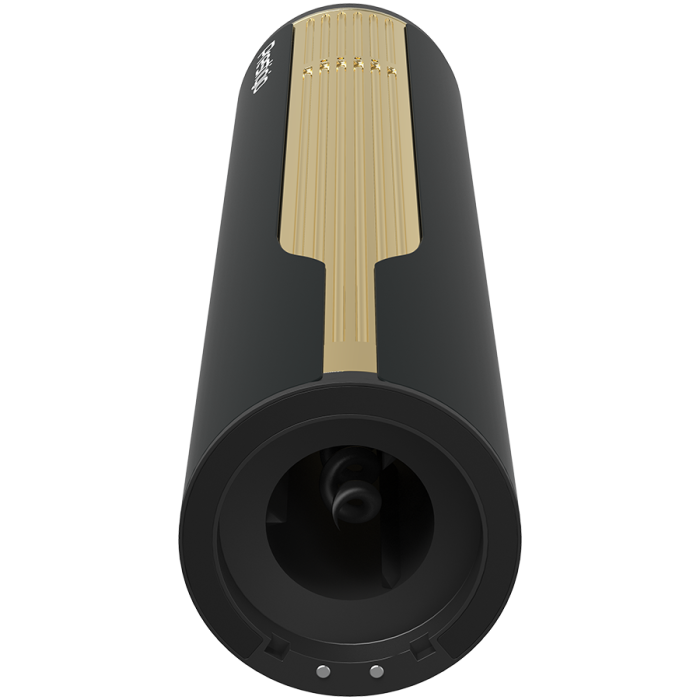 Prestigio Maggiore, smart wine opener, 100% automatic, opens up to 70 bottles without recharging, foil cutter included, premium design, 480mAh battery, Dimensions D 48*H228mm, black + gold color. [12]