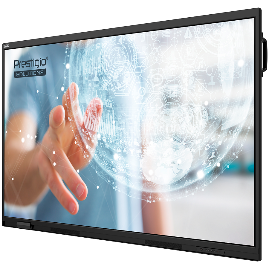 Tableta interactiva / Display interactiv Prestigio Solutions Multiboard Light Series Gen 7, 65 inch, 4K, Android 14, Google EDLA, 8GB RAM, 128GB, Negru (65-inch Light Series Gen 7) [2]