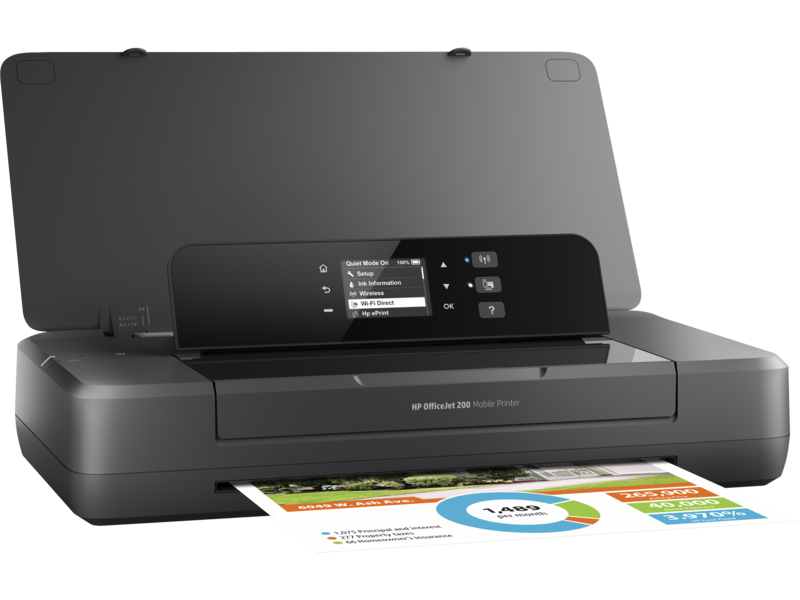 Imprimanta HP OfficeJet 200 Mobile All-in-One, InkJet, Color, A4, Wi-Fi, 10ppm, Portabila [2]