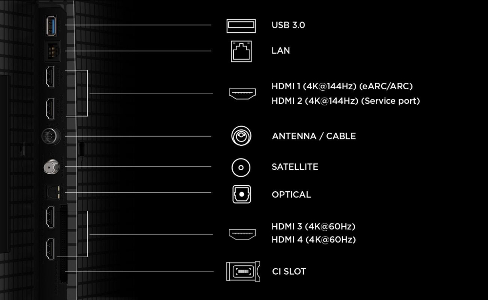 QD-MiniLED TV 4K 65''(164 cm) TCL 65T8D [4]