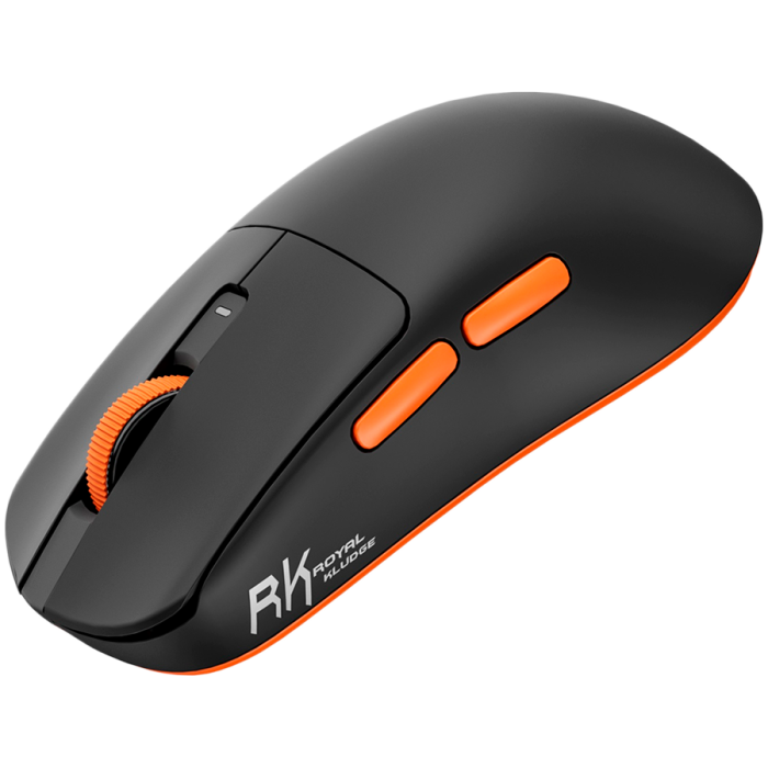 ROYAL KLUDGE M30 Black Orange Gaming Mouse PAW 33111K [2]