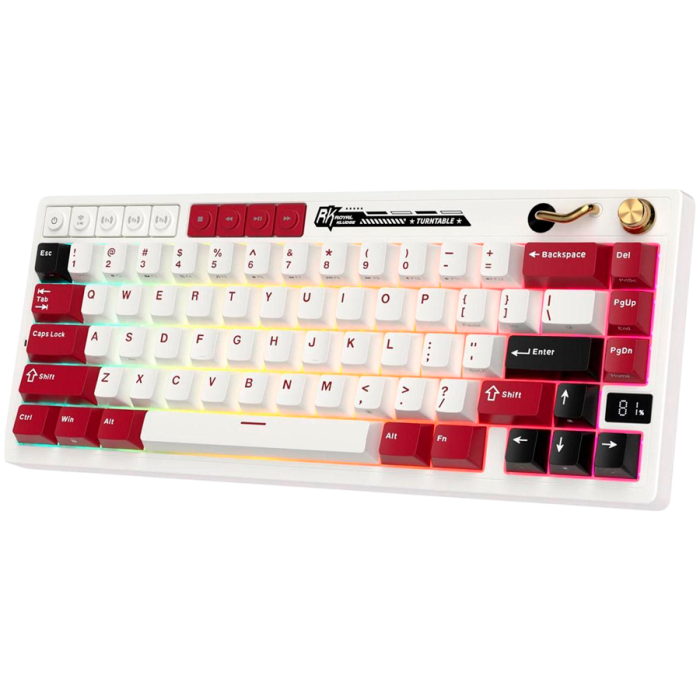 ROYAL KLUDGE RK M65 Famicom Gaming Keyboard Beige switch [2]