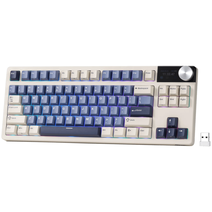 ROYAL KLUDGE RK S85 Horizon Blue Gaming Keyboard Beige switch [2]