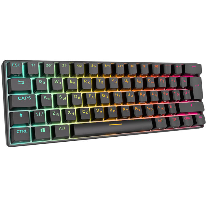 ROYAL KLUDGE RK61 Black Gaming Keyboard Red switch [2]