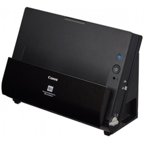 Scanner Canon DRC225II, dimensiune A4, tip sheetfed, viteza de scanare 25ppm alb-negru si color,50IPM, Duplex, rezolutie optica 600dpi, senzor CIS, software inclus: ISIS /TWAIN Driver (Windows 2000/XP Pro/XP Home/Vista/7/8/10), CaptureOnTouch, Nuance eCopy PDF Pro Office, CardIris Plug-in [3]