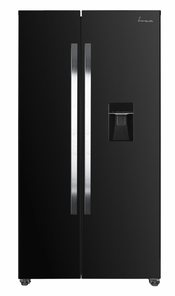 Side by Side FRAM FSBS-HM440NFBKWDE++, No Frost, 439 L, Clasa E, Dozator apa, Negru [2]