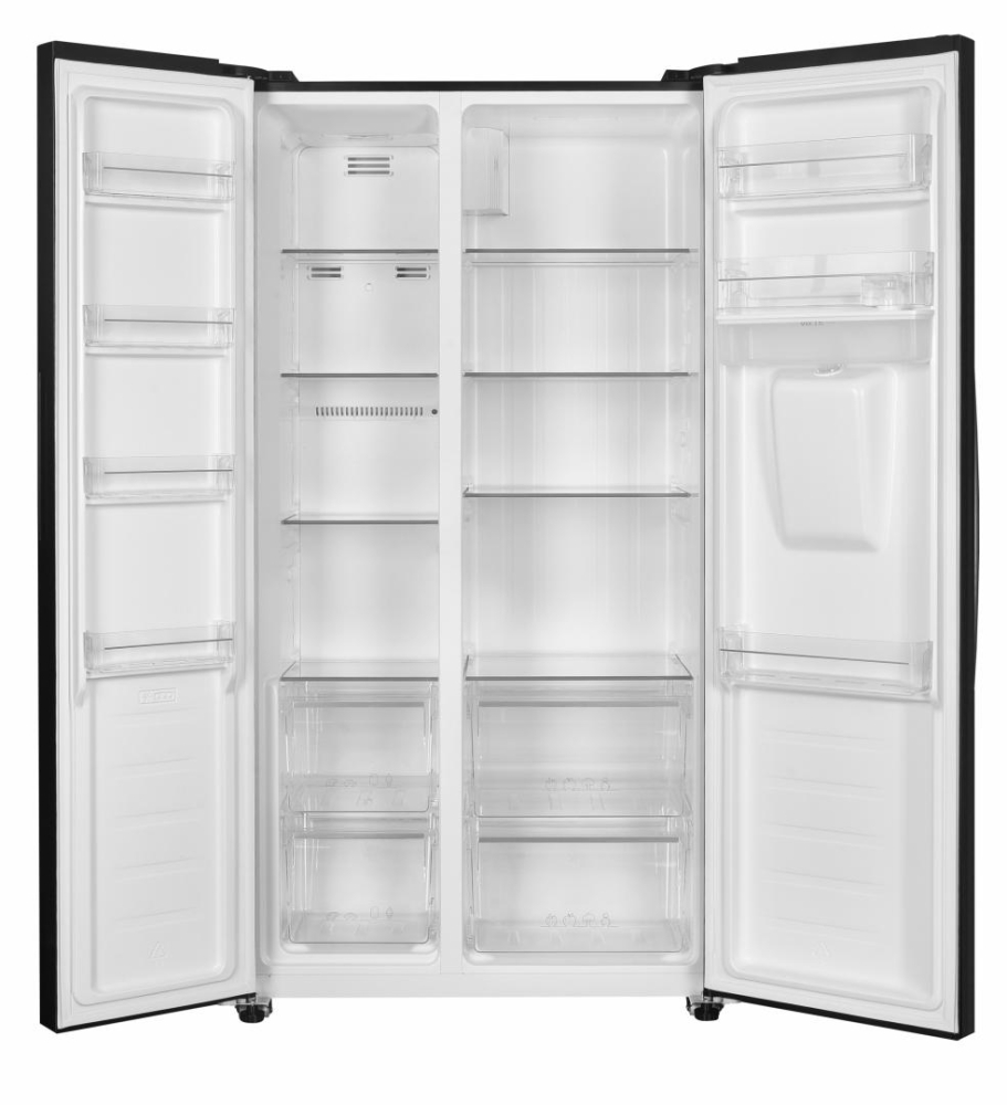 Side by Side FRAM FSBS-HM440NFBKWDE++, No Frost, 439 L, Clasa E, Dozator apa, Negru [3]
