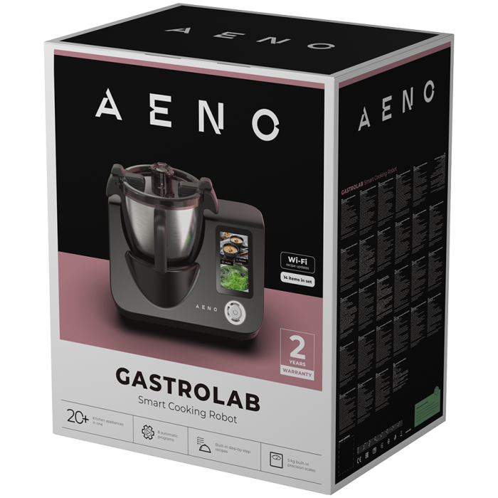 Smart Cooking Robot CR1S: bowl 3.5 L, 8 automatic program, 12 speeds, 1000 W (Heating Power), 600 W (Motor Power), Temperature range: 37-130°C, Built-in Kitchen Scale [2]