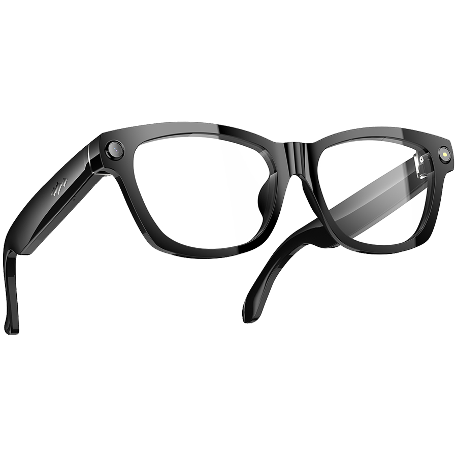 Smart Glasses Blackview BV100 Sunglasses lenses Camera 8MP Chips JL7018F 32Gb 220mAh BT 5.4 APP HeyCyan ENC AI Take photos Rec videos Lesten to music IP54 150x49x40mm Black [6]