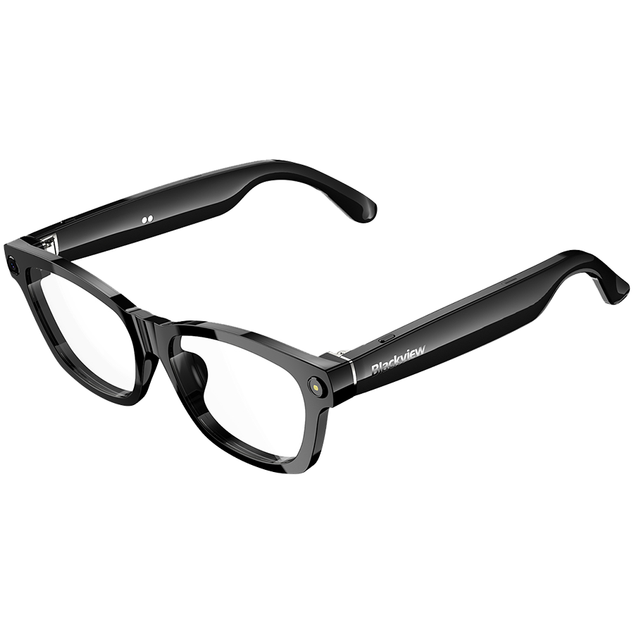Smart Glasses Blackview BV100 Sunglasses lenses Camera 8MP Chips JL7018F 32Gb 220mAh BT 5.4 APP HeyCyan ENC AI Take photos Rec videos Lesten to music IP54 150x49x40mm Black [4]