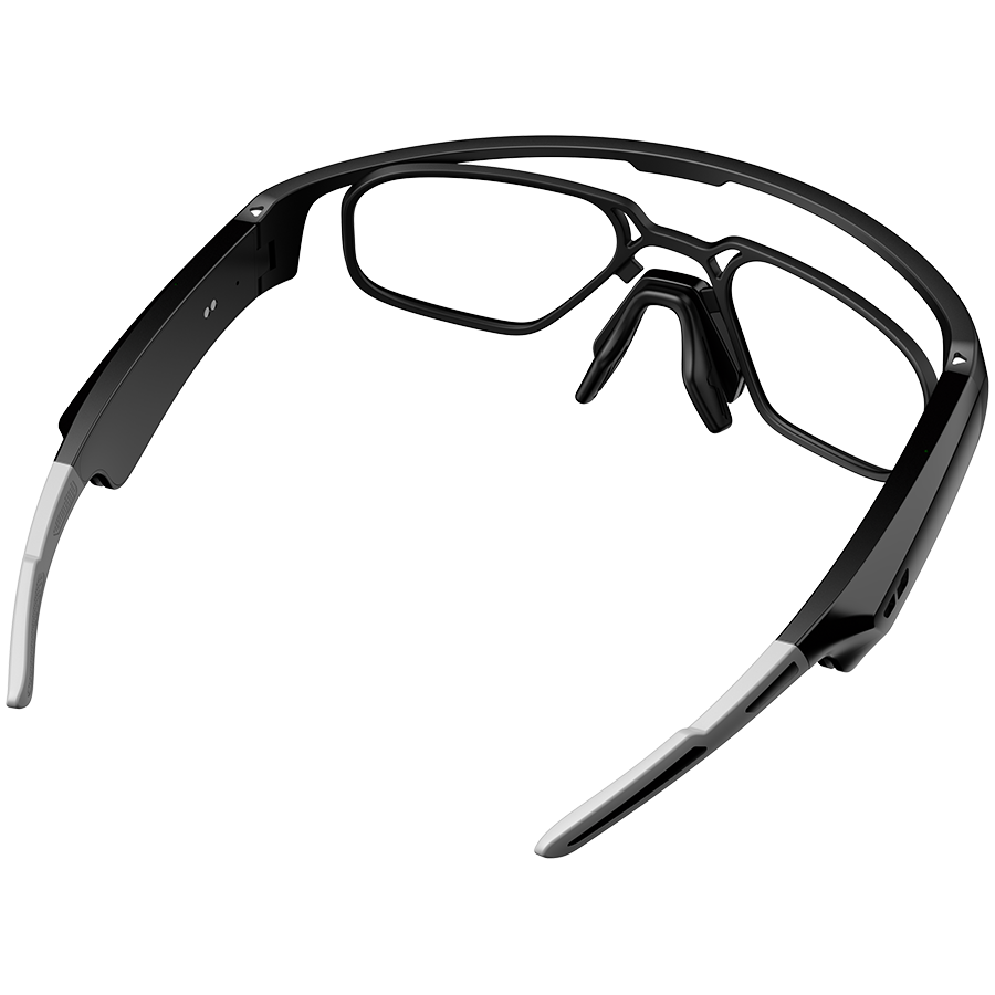 Smart Glasses Blackview D2 Sunglasses lenses Chips Jerry AD6976D4 8Mb 240mAh BT 5.1 APP HeyCyan ENC AI Lesten to music IP54 155x60x70mm Black [6]