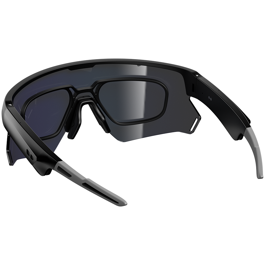 Smart Glasses Blackview D2 Sunglasses lenses Chips Jerry AD6976D4 8Mb 240mAh BT 5.1 APP HeyCyan ENC AI Lesten to music IP54 155x60x70mm Black [4]
