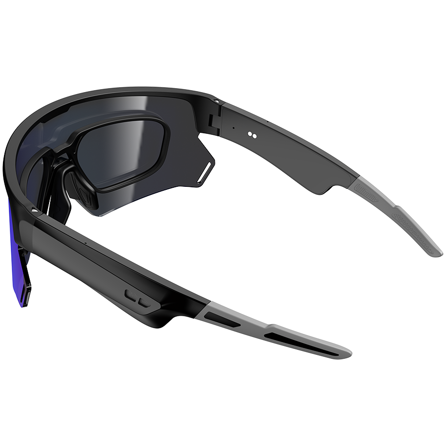 Smart Glasses Blackview D2 Sunglasses lenses Chips Jerry AD6976D4 8Mb 240mAh BT 5.1 APP HeyCyan ENC AI Lesten to music IP54 155x60x70mm Black [8]