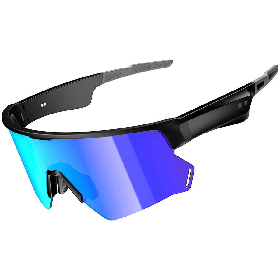 Smart Glasses Blackview D2 Sunglasses lenses Chips Jerry AD6976D4 8Mb 240mAh BT 5.1 APP HeyCyan ENC AI Lesten to music IP54 155x60x70mm Black [2]