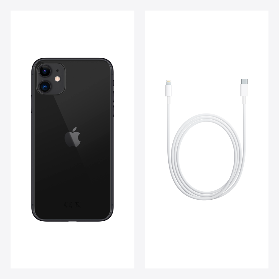 Smartphone APPLE iPhone 11 128GB Black, Grade B, Used [6]
