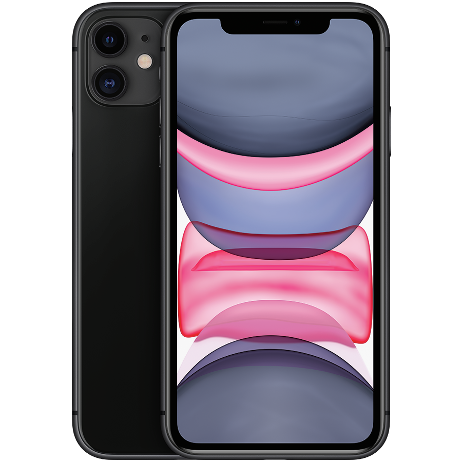 Smartphone APPLE iPhone 11 128GB Black, Grade B, Used [2]