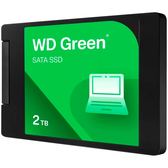 SSD WD Green 2TB SATA, 2.5", 7mm, Read: 545 MBps, powered by SanDisk [2]