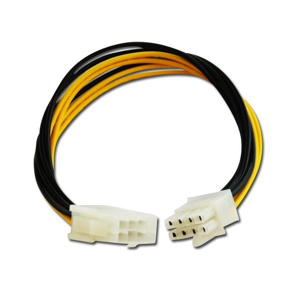 SUPERMICRO 12V Power Connector Extension Cable, 8-pin to 8-pin, 20cm, Pb-free, Retail [3]