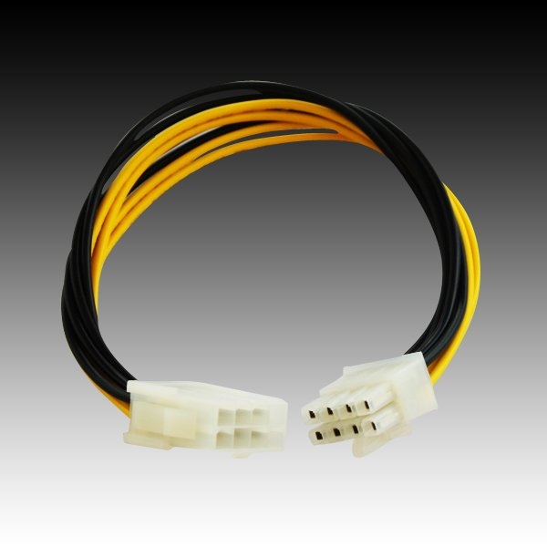 SUPERMICRO 12V Power Connector Extension Cable, 8-pin to 8-pin, 20cm, Pb-free, Retail [4]