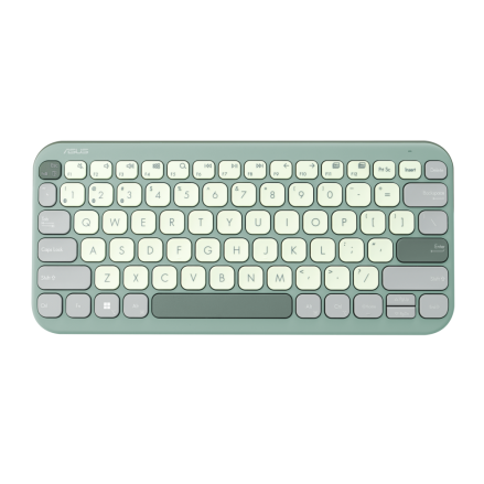 Tastatura Wireless ASUS Marshmallow Keyboard KW100, Bluetooth, Layout US INT, Green Tea Latte [4]