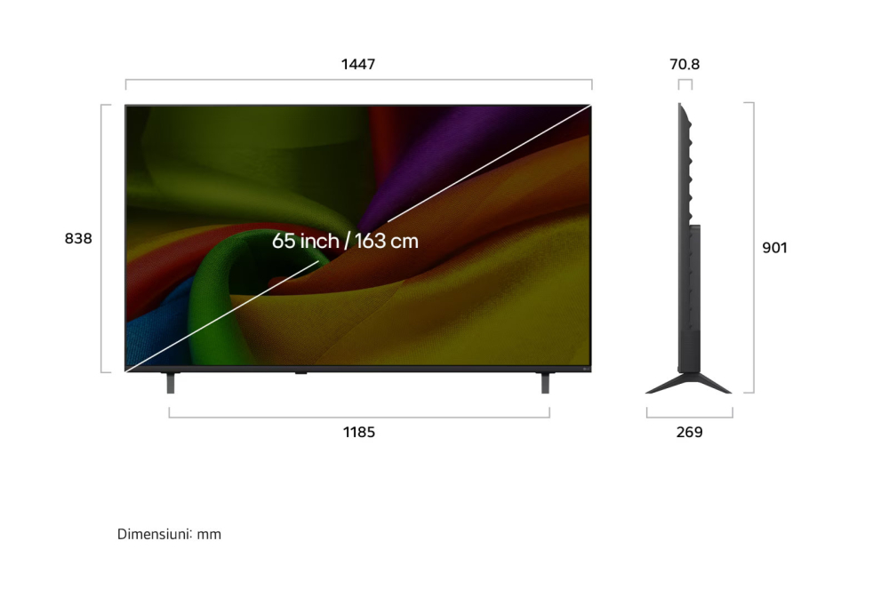 Televizor LG LED 65NU850B3LA 163 cm Smart 4K Ultra HD Clasa F - LG [9]