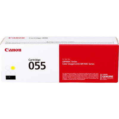 Toner Canon CRG-055Y, Yellow (Galben), original, 2100 pagini [1]