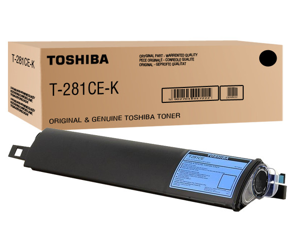 Toner Toshiba T281CEK (6AJ0000041), Negru (Black), Original, 20k pagini pentru e-STUDIO 281c, 351c, 451c [1]