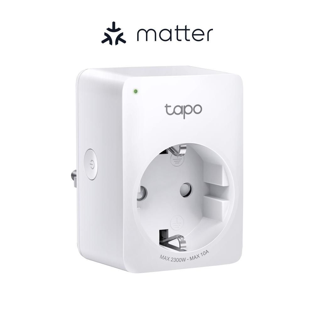Priza inteligenta mini TP-Link Tapo P100M Wi-Fi, Compatibila Matter, 10A, 220-240V (Tapo P100M) - TP-LINK [2]