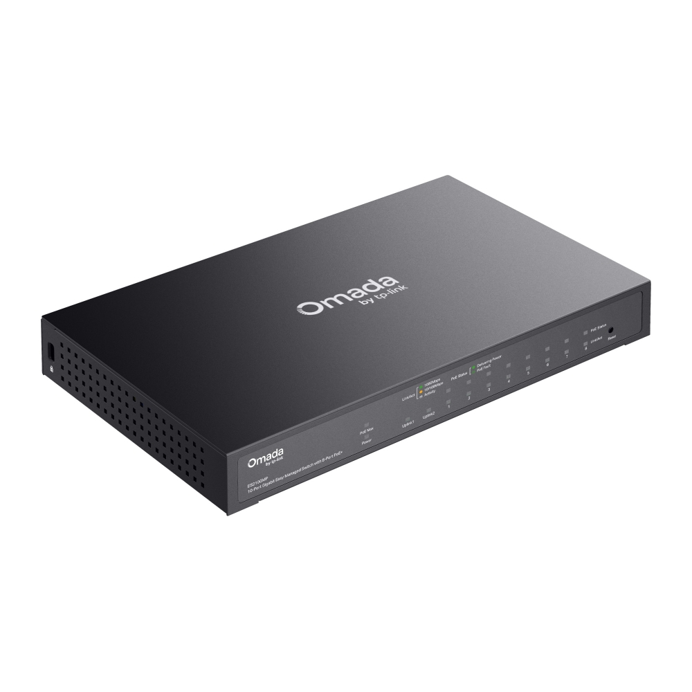 Switch TP-LINK Omada, 10 Porturi, Gigabit, Easy Managed, 8 Porturi PoE [3]