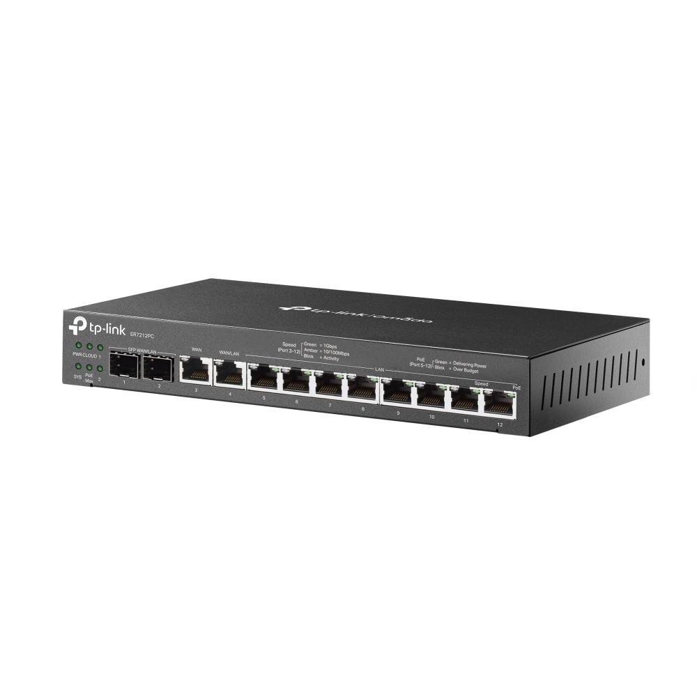 Router VPN Gigabit TP-Link Omada cu porturi PoE și capabilitate de controller, SFP WAN/LAN (ER605 / ER7212PC / ER8411 - model compatibil Omada) [2]