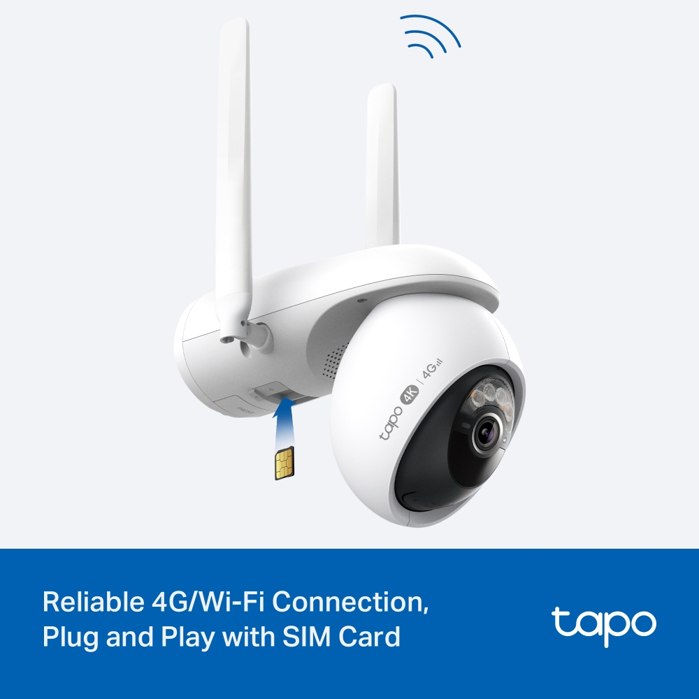 Kit cameră de supraveghere 4K cu alimentare solară și 4G/Wi-Fi TP-Link Tapo C665G KIT - TP-LINK [3]