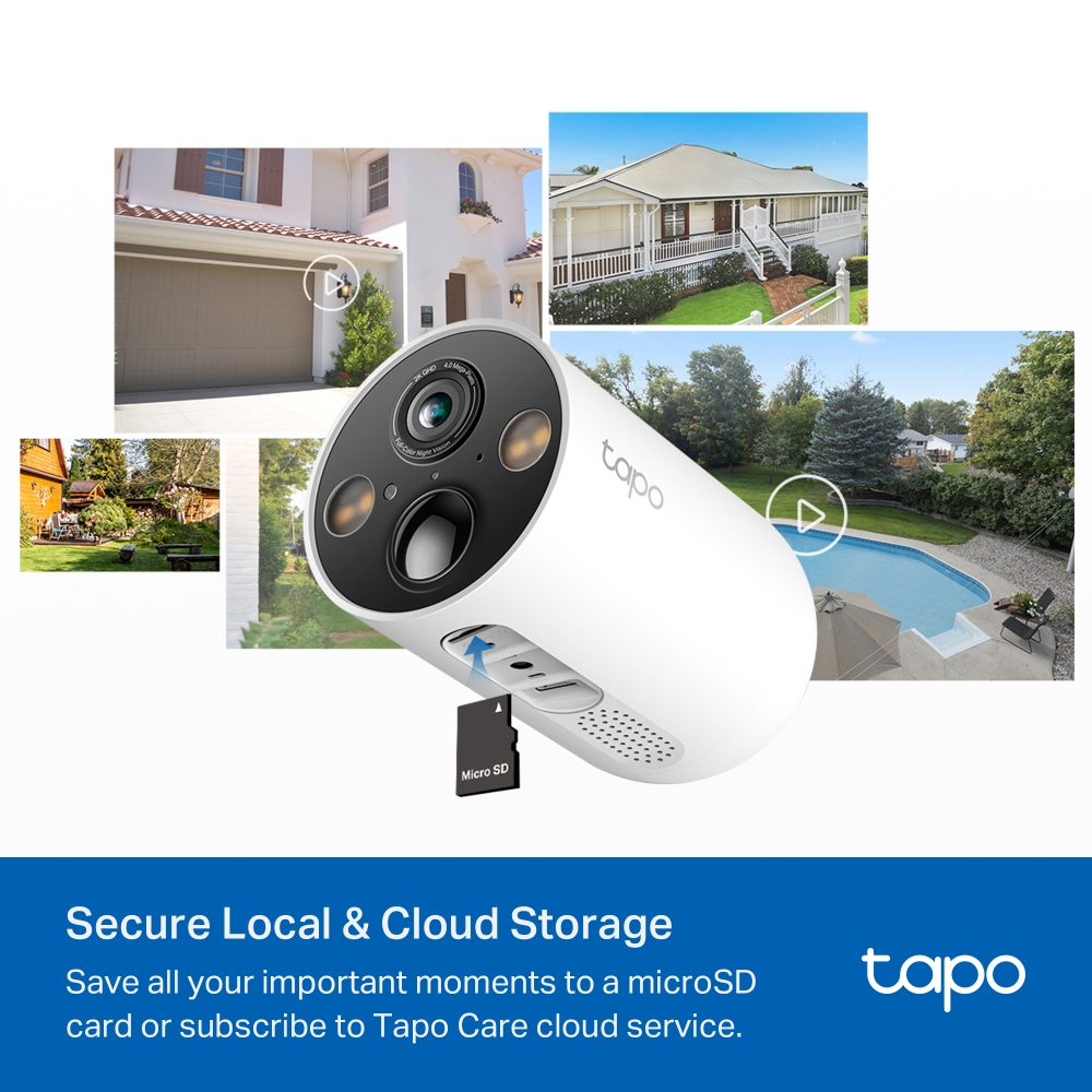 Kit camera supraveghere cu panou solar TP-Link Tapo C425 Kit 1x Tapo C425 1x Tapo A201 (TAPO C425 KIT) - TP-LINK [3]