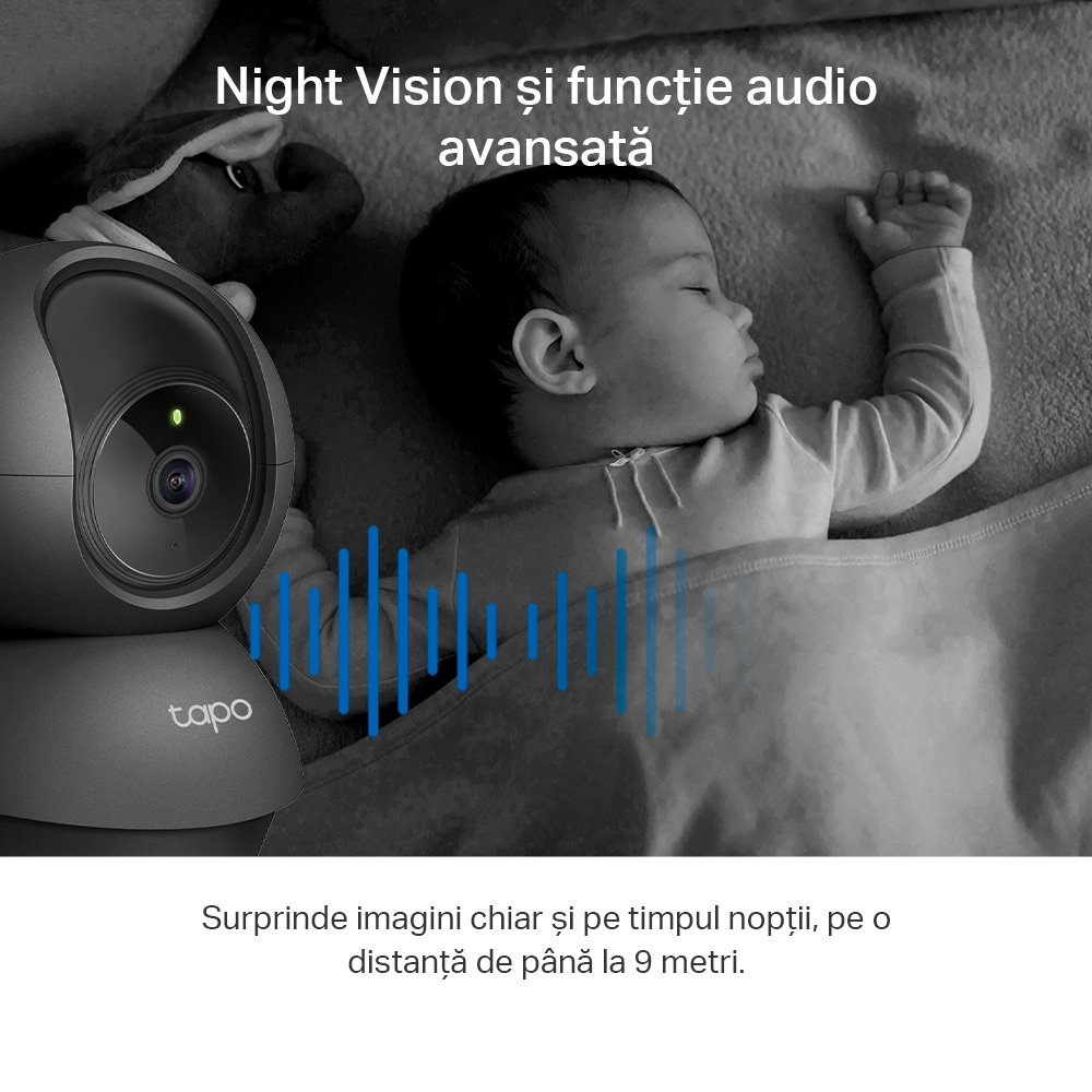 Camera de supraveghere video Wi-Fi pan/tilt TP-Link Tapo C211 neagra (TAPO C211) - TP-LINK [5]