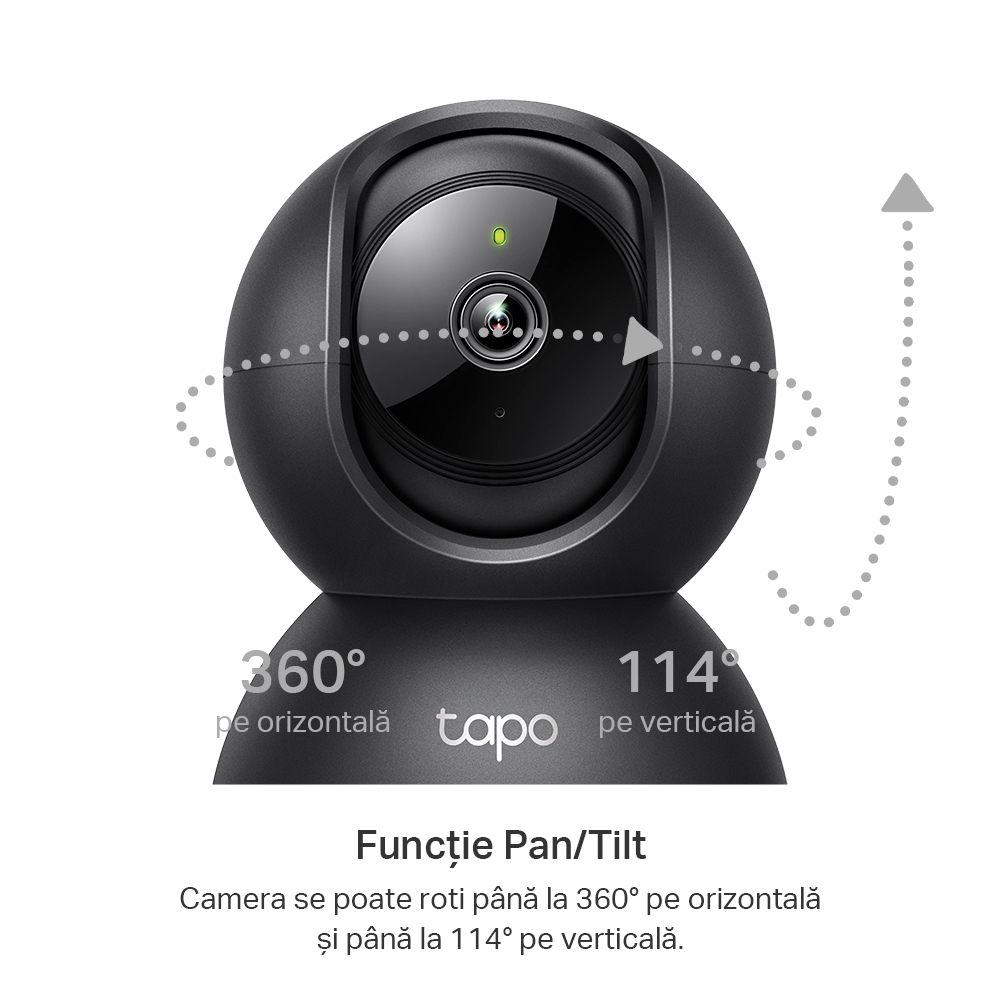 Camera de supraveghere video Wi-Fi pan/tilt TP-Link Tapo C211 neagra (TAPO C211) - TP-LINK [4]