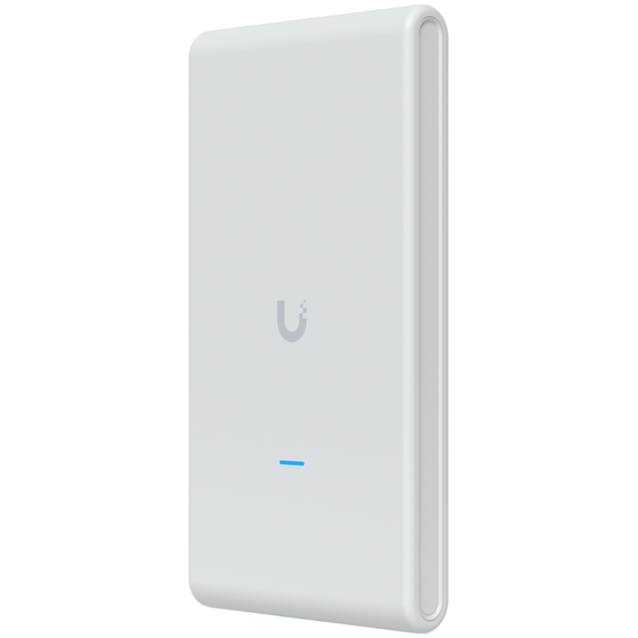 Ubiquiti U6-Mesh-Pro-EU Indoor/outdoor WiFi 6 AP with 4 spatial streams, an integrated super antenna, and a gigabit passthrough port [2]