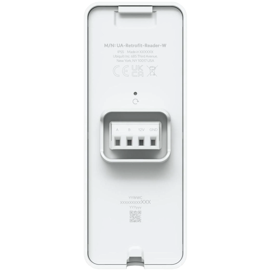 Ubiquiti UA-Retrofit-Reader-W Indoor/outdoor OSDP reader with NFC Card and Touch Pass support, compatible with the UniFi Retrofit Hub using existing cabling, White [5]