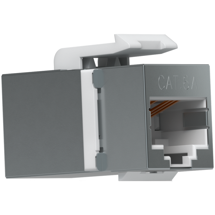 Ubiquiti UniFi UACC-Keystone-Jack-C6A Toolless keystone for terminating a Cat6A Ethernet jack without the use of a punch-down or crimping tool, (12) Keystone Jacks per pack [3]