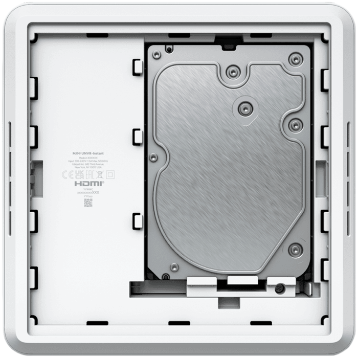 Ubiquiti UniFi UNVR-Instant-KIT-EU Compact Protect NVR Kit, includes (1) UniFi Protect NVR Instant with (4) G5 Turret Ultra cameras and (1) 1TB HDD, delivering an all-in-one solution for fast and effo [4]