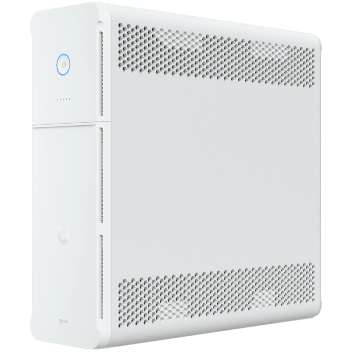 Ubiquiti UPS-Tower-EU UniFi managed 1kVA uninterruptible power supply with 5 surge-only outlets and 5 software-resettable surge and backup devices [2]