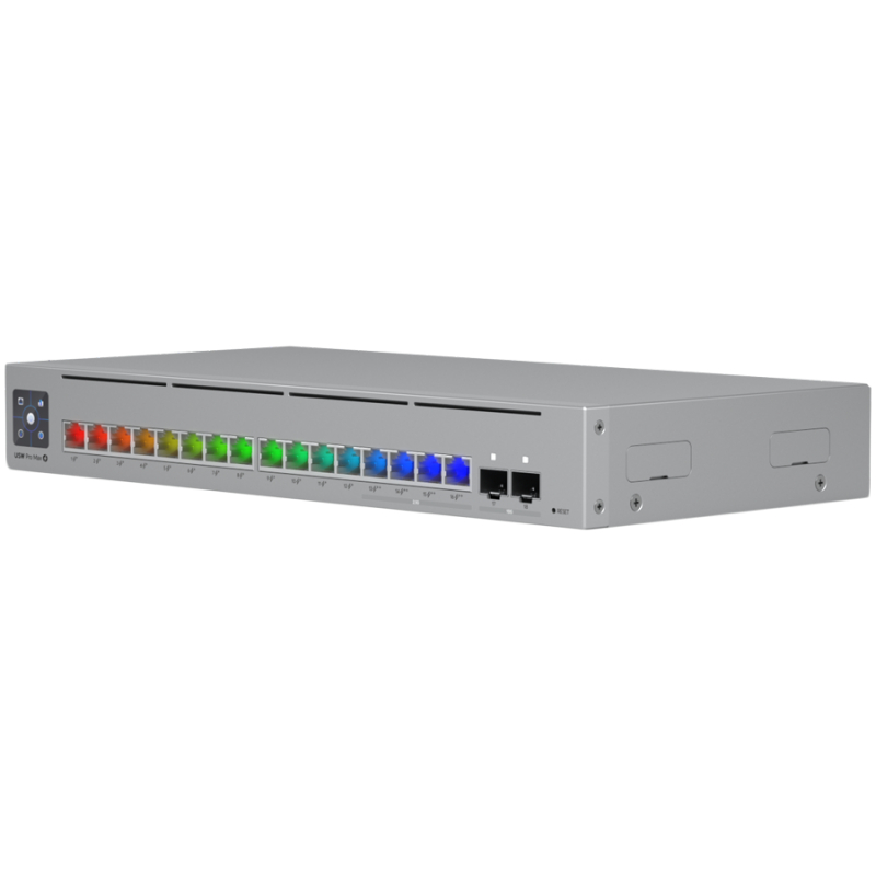 Switch UBIQUITI UniFi USW-Pro-Max-16-PoE, 16 Porturi, PoE, Etherlighting, Layer 3 [2]