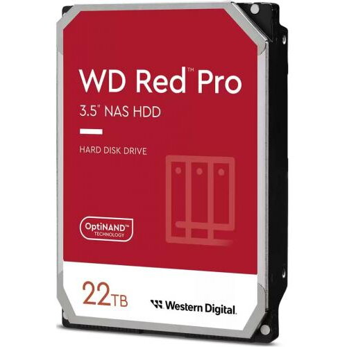 Hard disk WD Red Pro 22TB NAS 3.5" SATA 7200RPM 512MB Cache, HDD intern 24/7 [2]