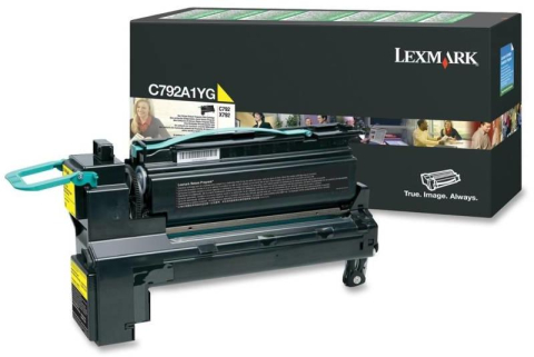 Consumabile imprimanta - Lexmark C792A1YG - Cartus toner original, Yellow, Capacitate standard
