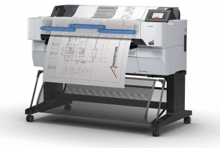 Plotter Epson SureColor SC-T5400M, 36, Pigment Ink, Color, A0, A1, A2, A3, A4, Wi-Fi, USB, Borderless Printing, Integrated Scanner, 4 culori, 2400x1200 DPI, 22 ppm. [1]