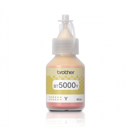 Flacon cerneala Brother BT5000Y, galben (yellow), original, 5000 pagini, 70 ml