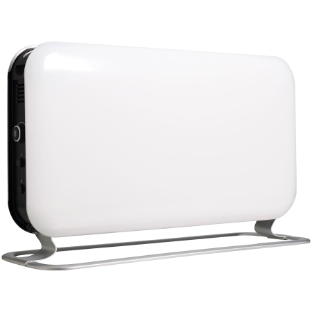 AGD - 2000W portable convection heatet, LED display, steel fronts, fan,alu feet