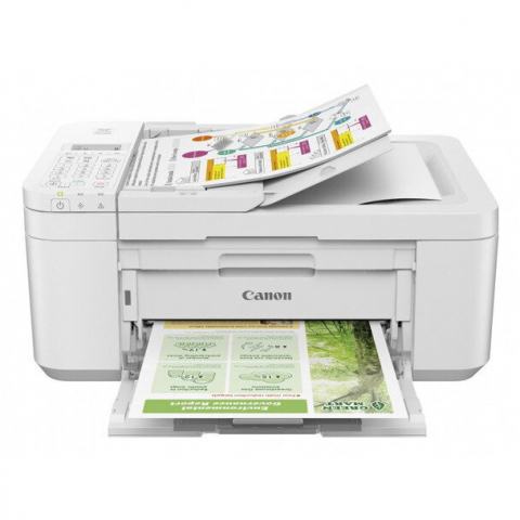 Multifunctionale cu jet wip - Imprimanta multifunctionala Canon Pixma TR4651WH Inkjet, Color, Format A4, Duplex, Wi-Fi, Fax, Alb
