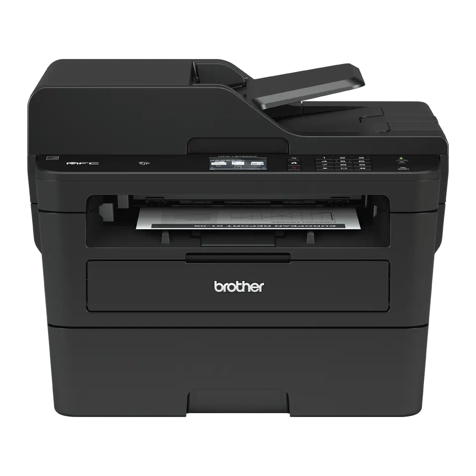 Imprimante wip - Imprimanta multifunctionala Brother MFC-L2752DW, Laser, Monocrom, Format A4, Retea, Wi-Fi, Duplex, Fax