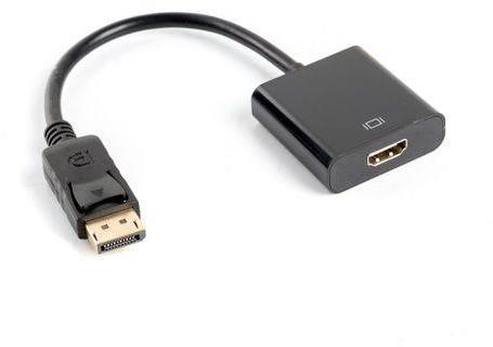 TV - Adaptor DisplayPort la HDMI Lanberg AD-0009-BK 10cm negru